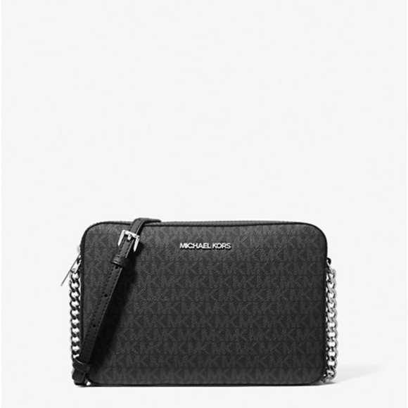 NWT Michael Kors Jet Set Large Logo Crossbody Bag